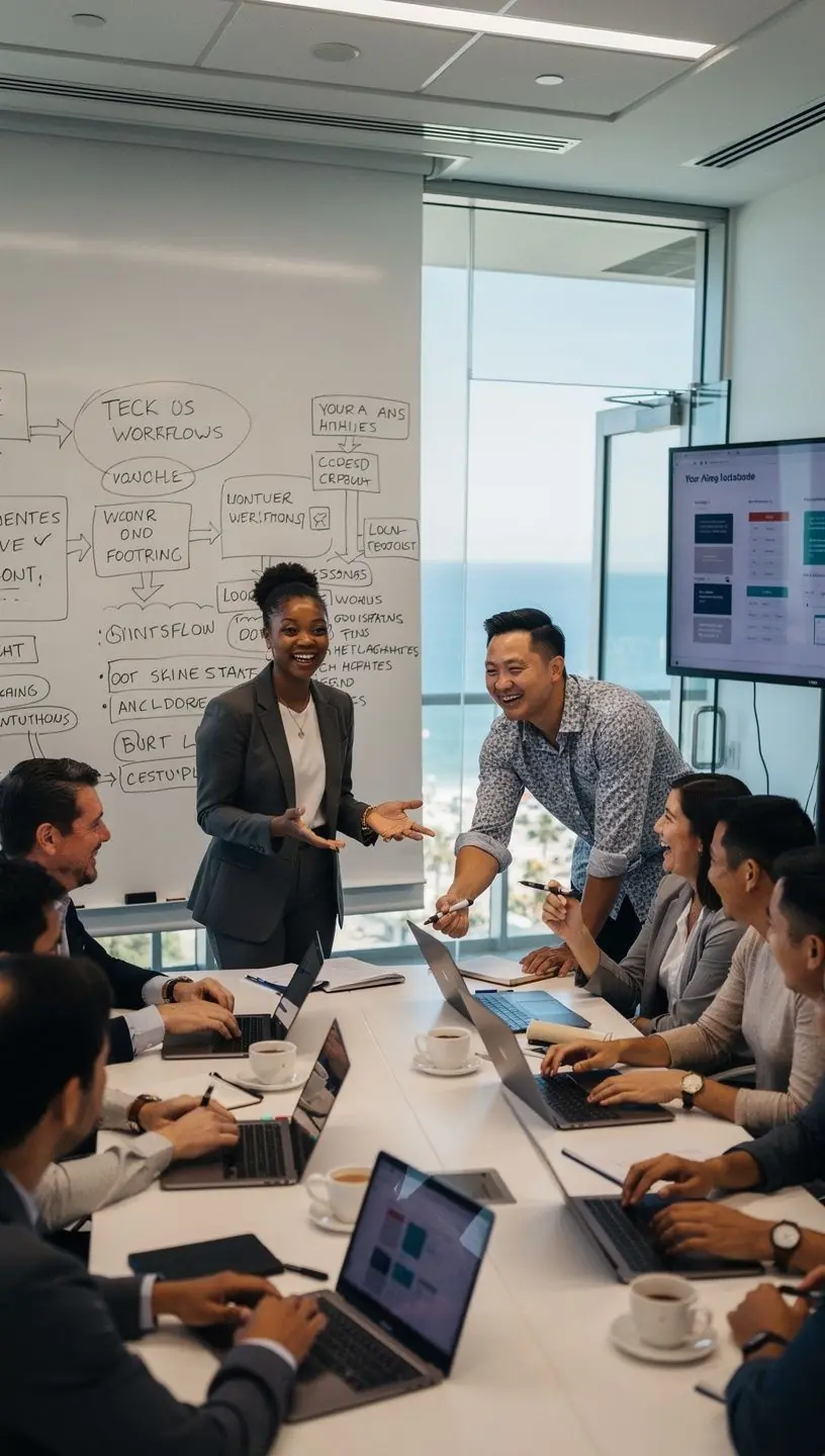 Feedback loop illustration for continuous improvement processes